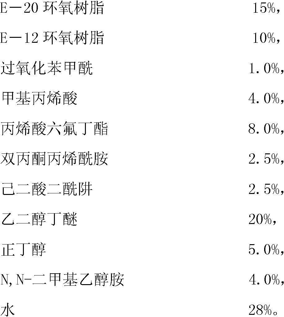 Epoxy emulsion cured at room temperature with high aquosity and weather resistance as well as preparation method of epoxy emulsion