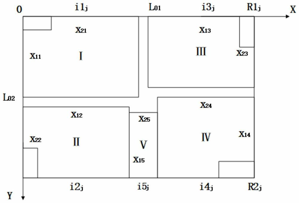 Segmented stepped stacking method based on staggered stacking planning