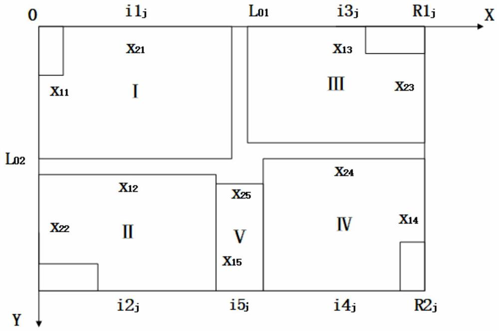 Segmented stepped stacking method based on staggered stacking planning