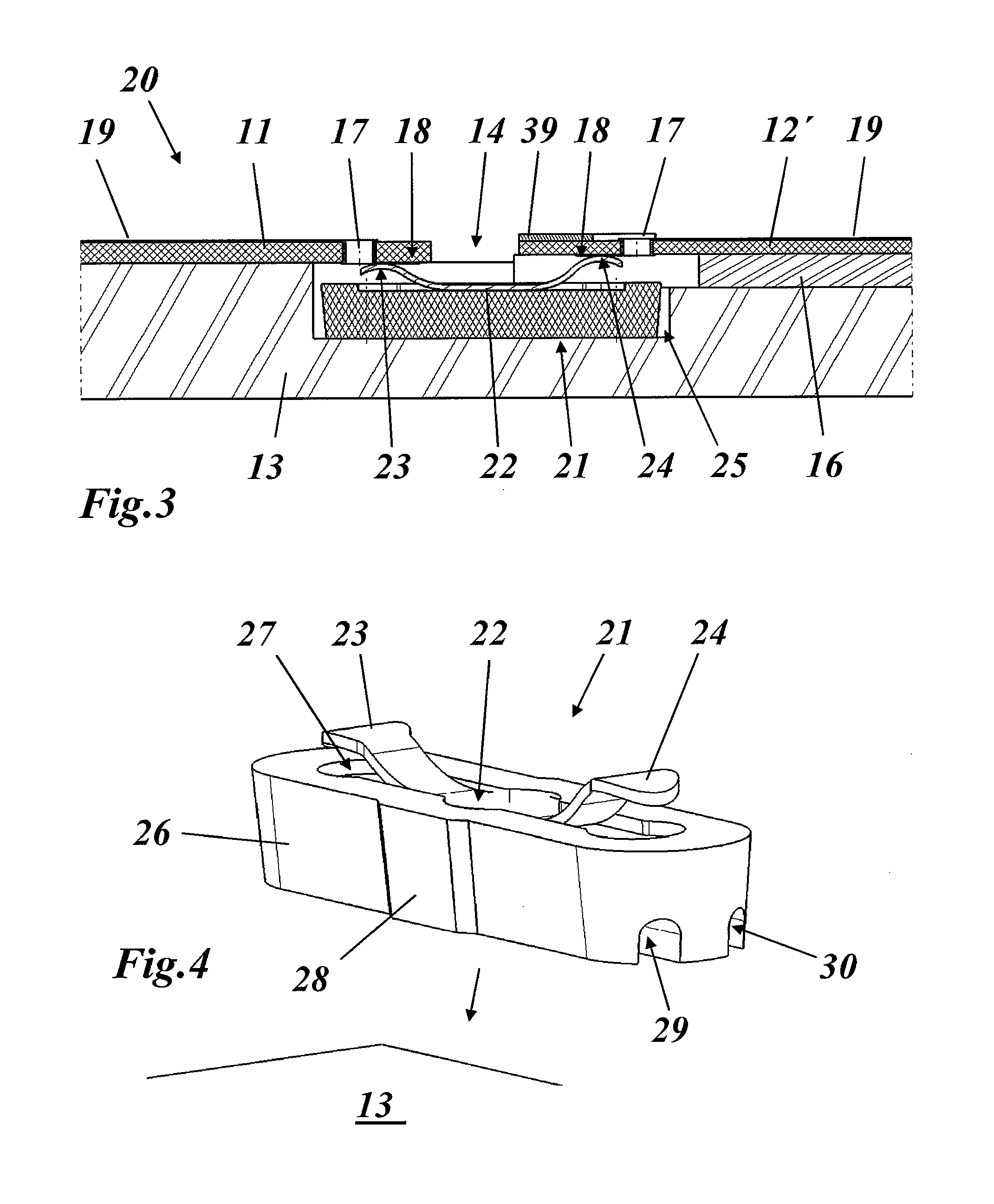 Printed board arrangement