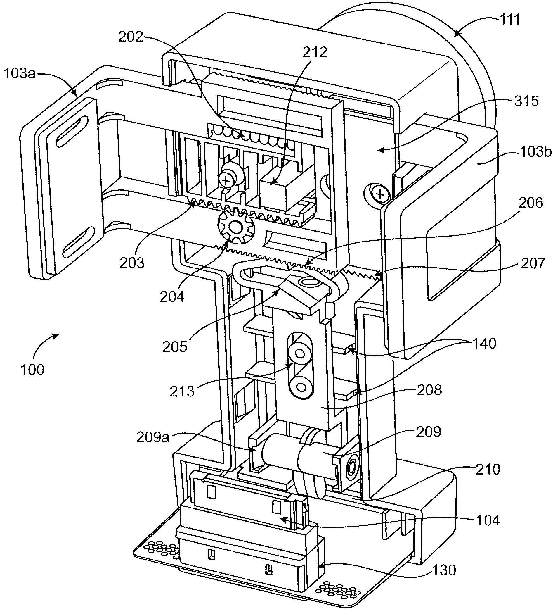 Gripping mechanism for gripping portable object