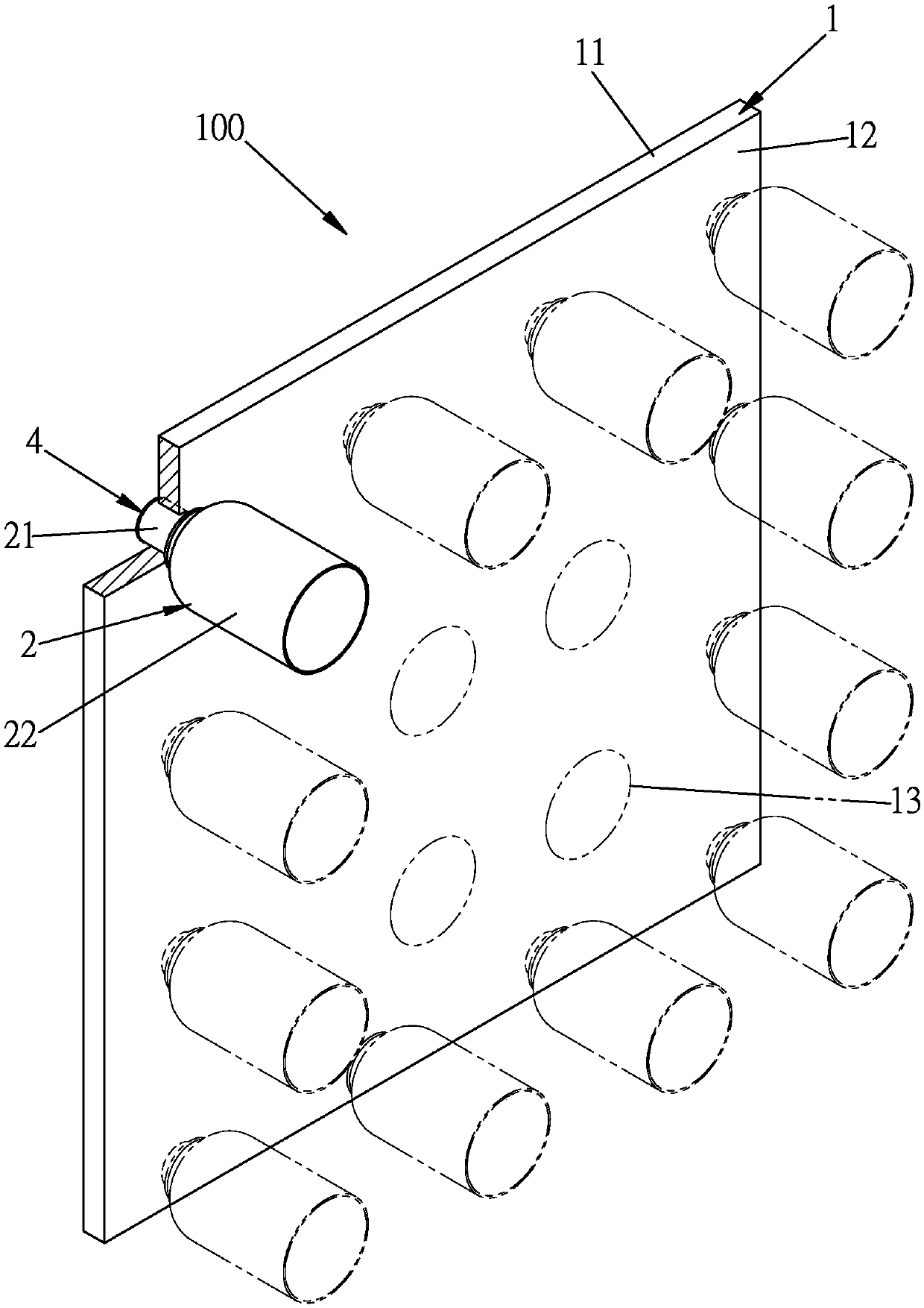 Indoor natural radiating device