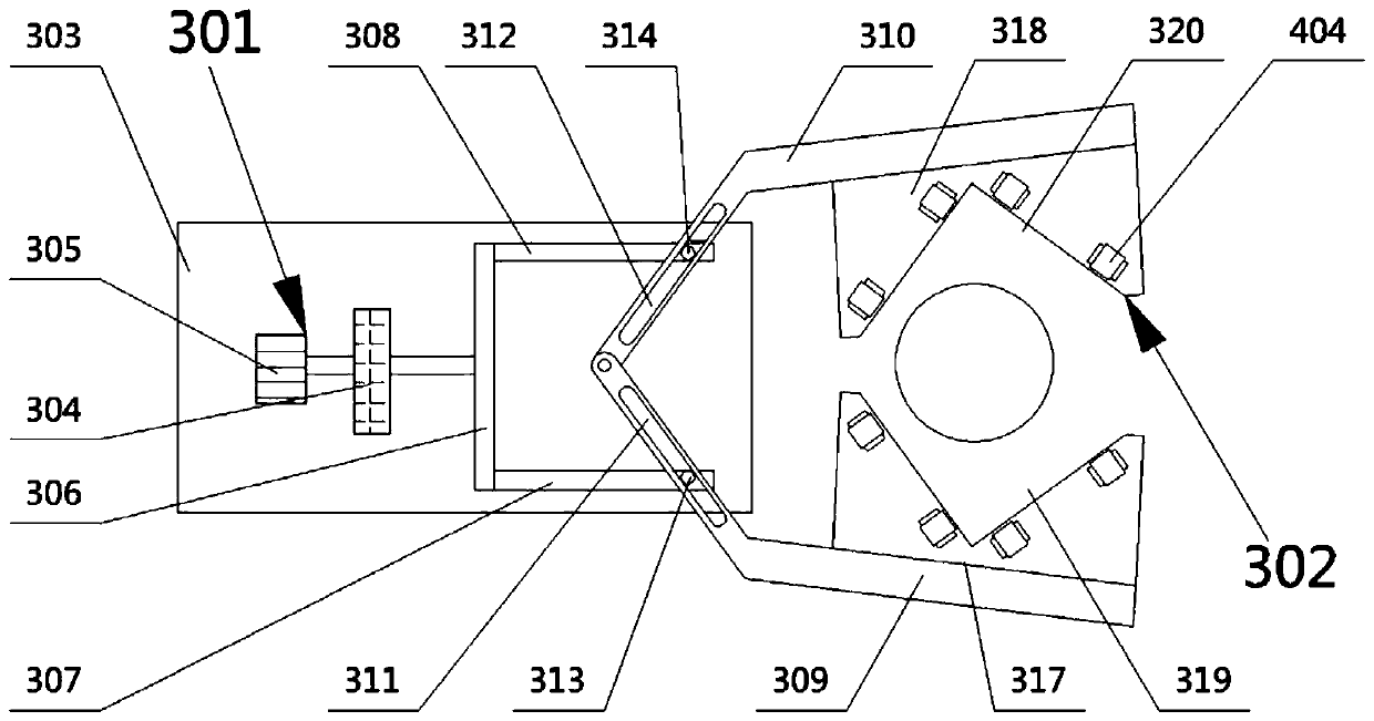 Bridge detection structure and detection method thereof