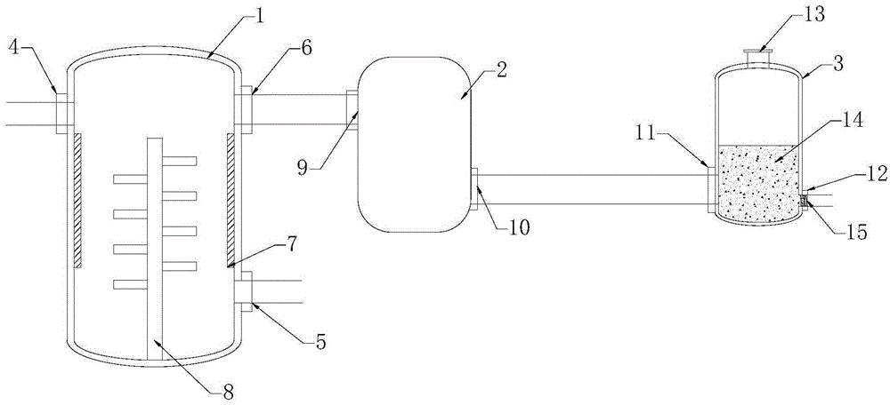 Foam separating and purifying device