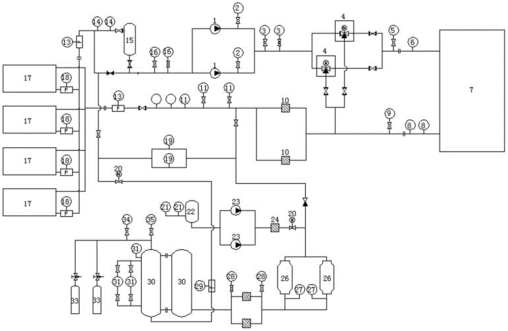 HVDC (high-voltage direct current) converter valve water cooling system