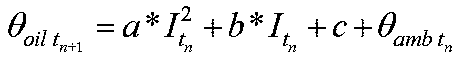 Transformer oil temperature prediction method based on simple temperature rise model