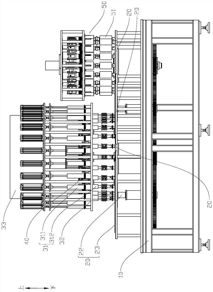 Filling and capping machine