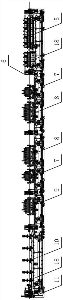 Multi-sealing fork edge bag making machine and bag making process