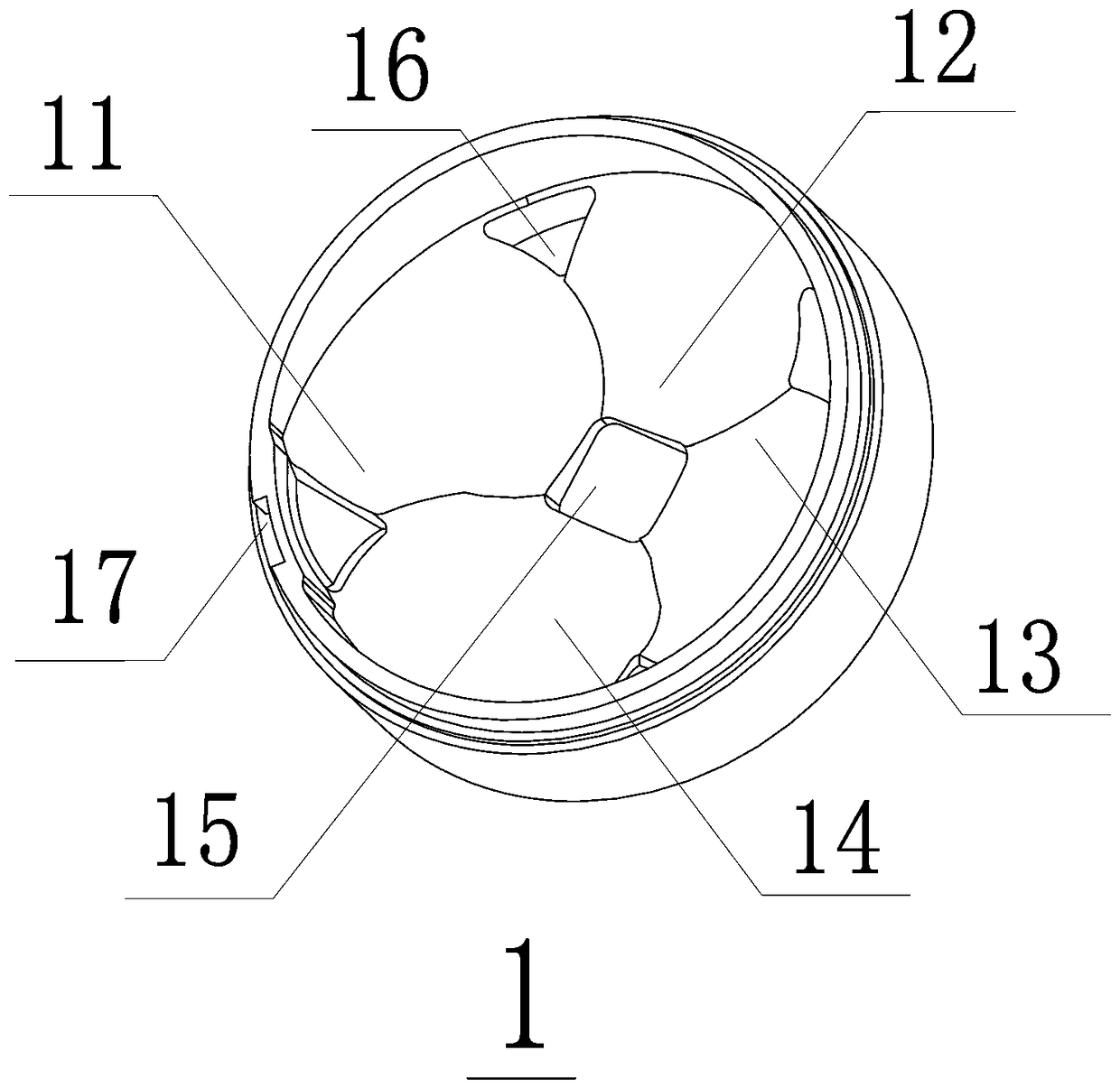 Compact infrared optical gas absorption tank and infrared gas sensor