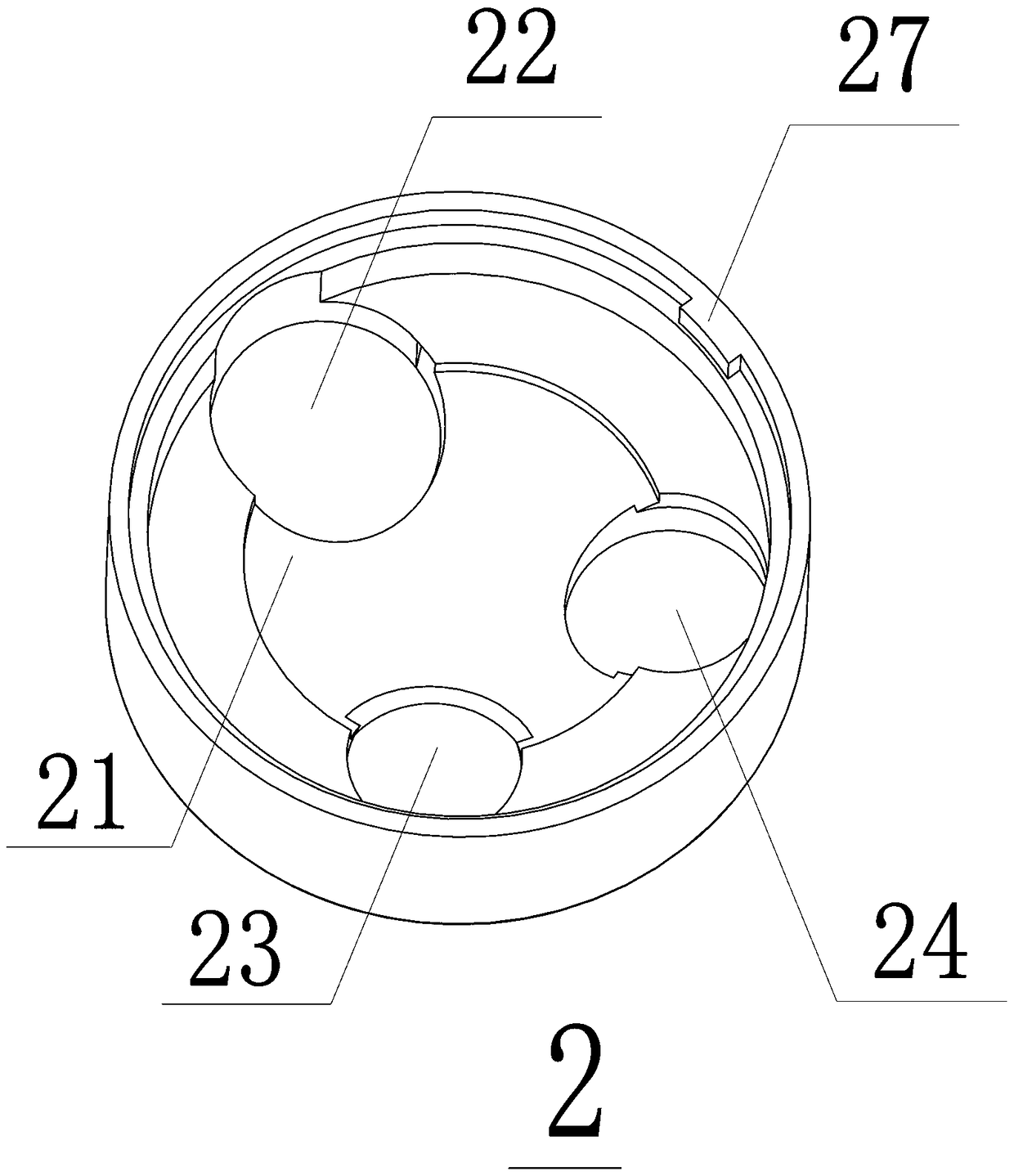 Compact infrared optical gas absorption tank and infrared gas sensor