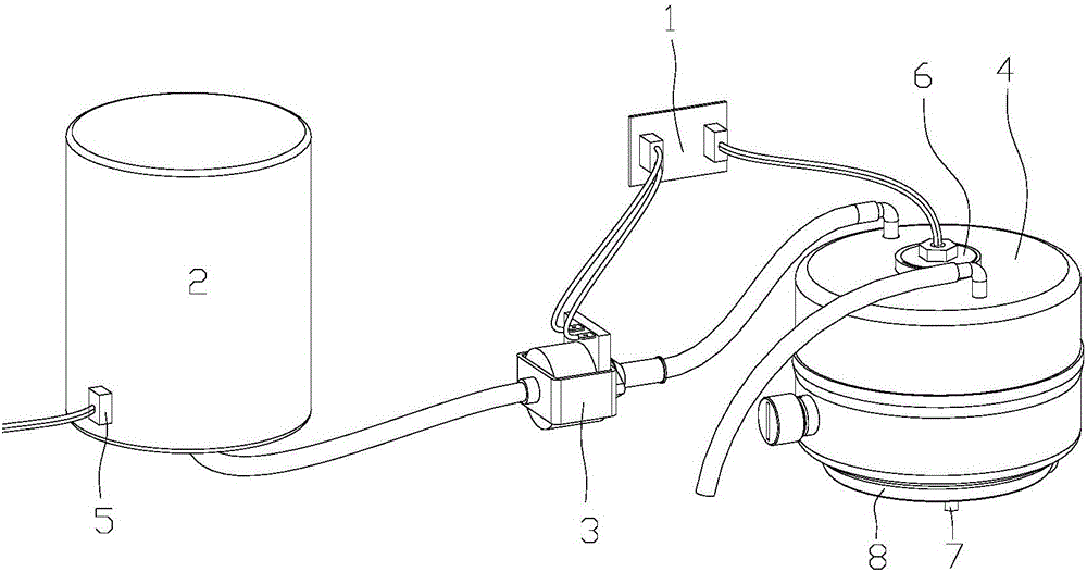 Garment steamer and control method of garment steamer