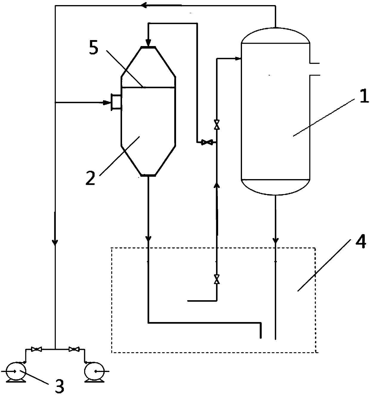 Non-condensable gas collecting and spraying energy-saving device of evaporator set