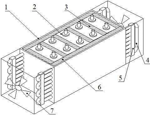 Power battery thermal management system with functions of efficient heat dissipation and efficient heating