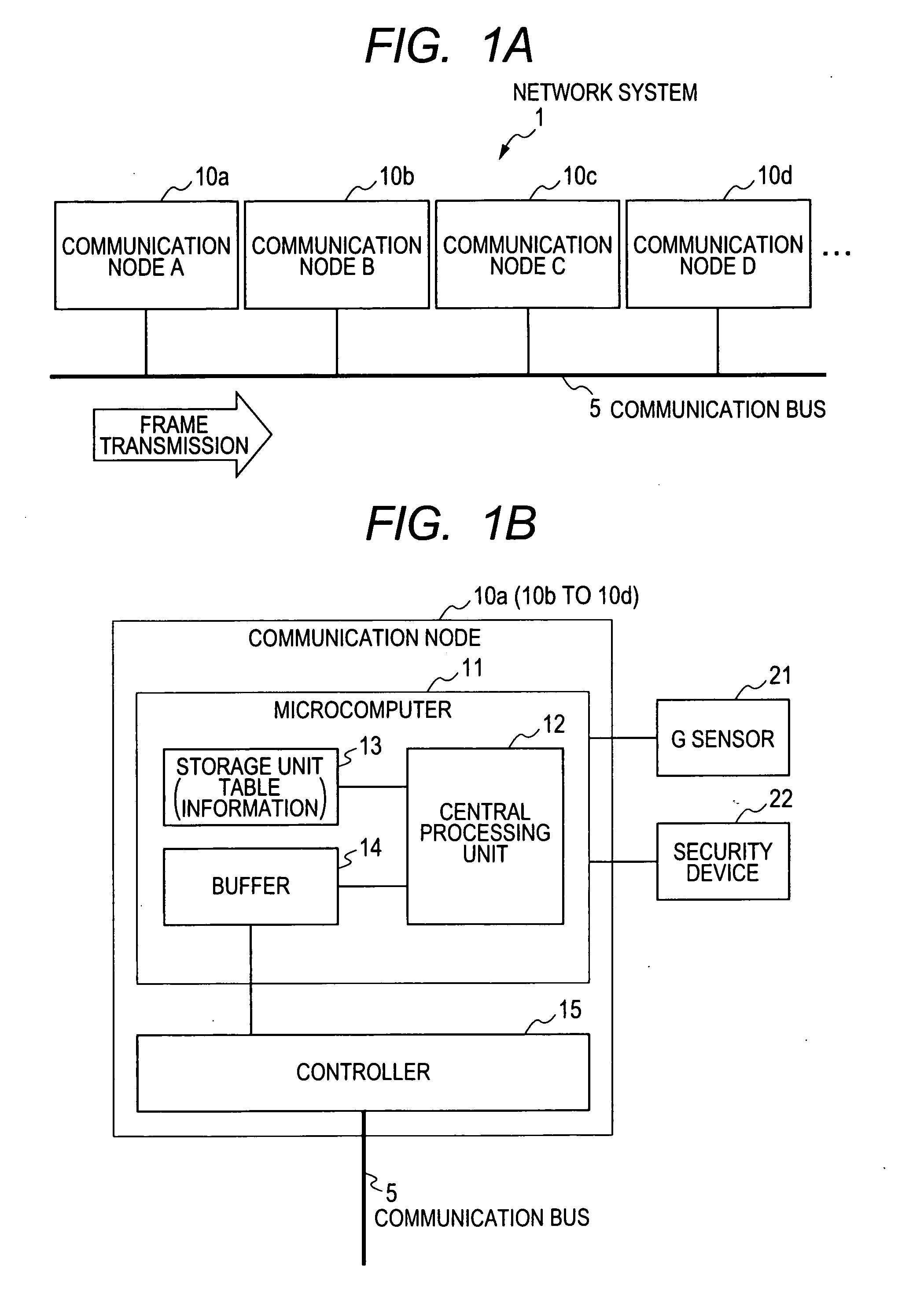 Communication node and network system