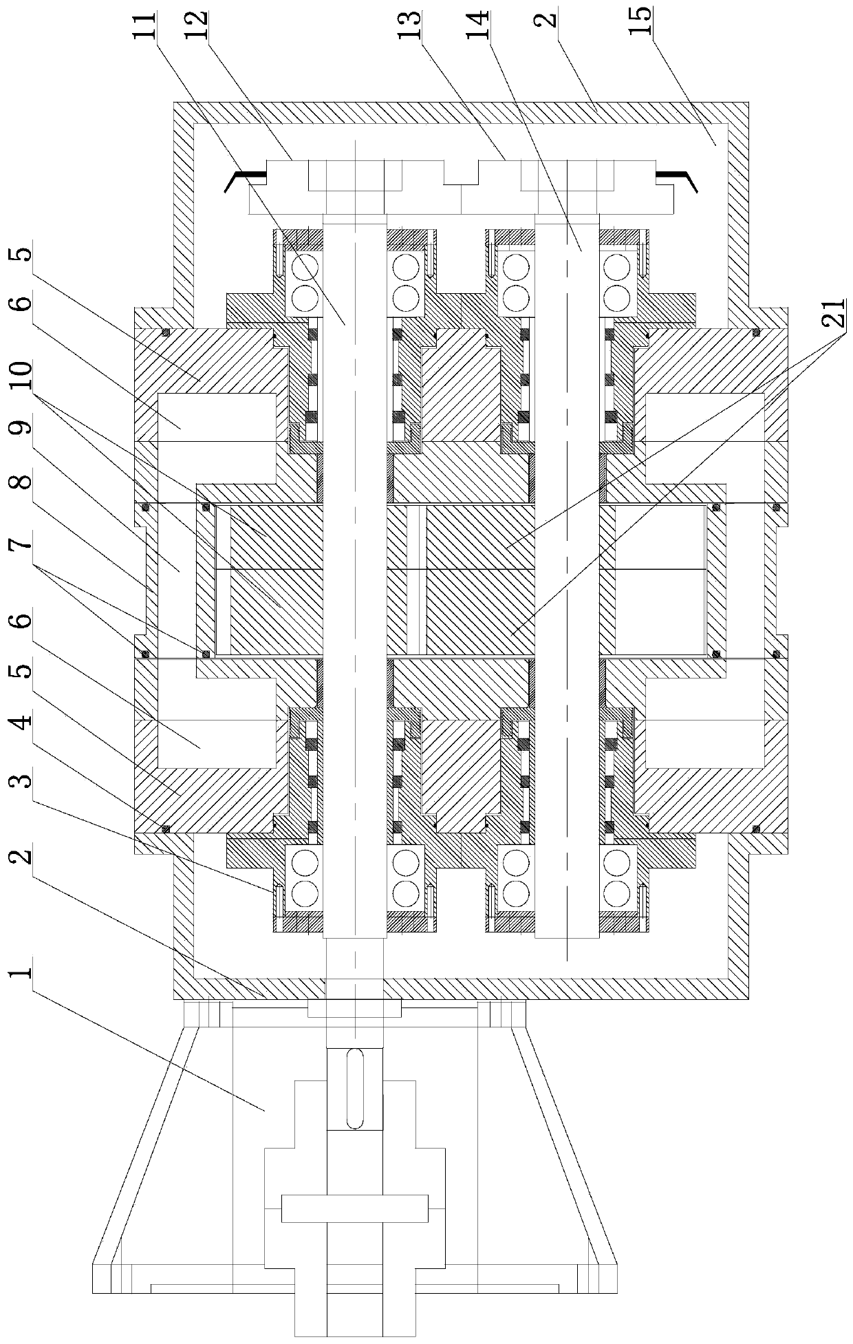 Claw type vacuum pump