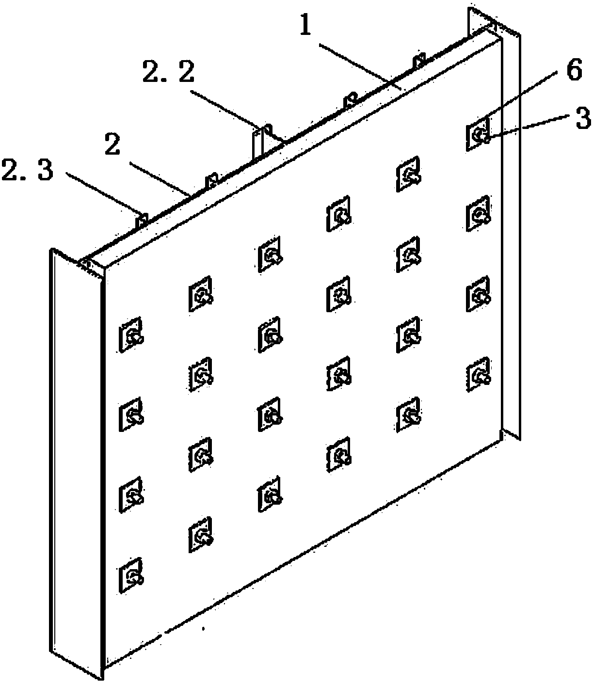 Concrete buckling-proof steel plate shear wall for bottom strengthening zone of steel structure dwelling