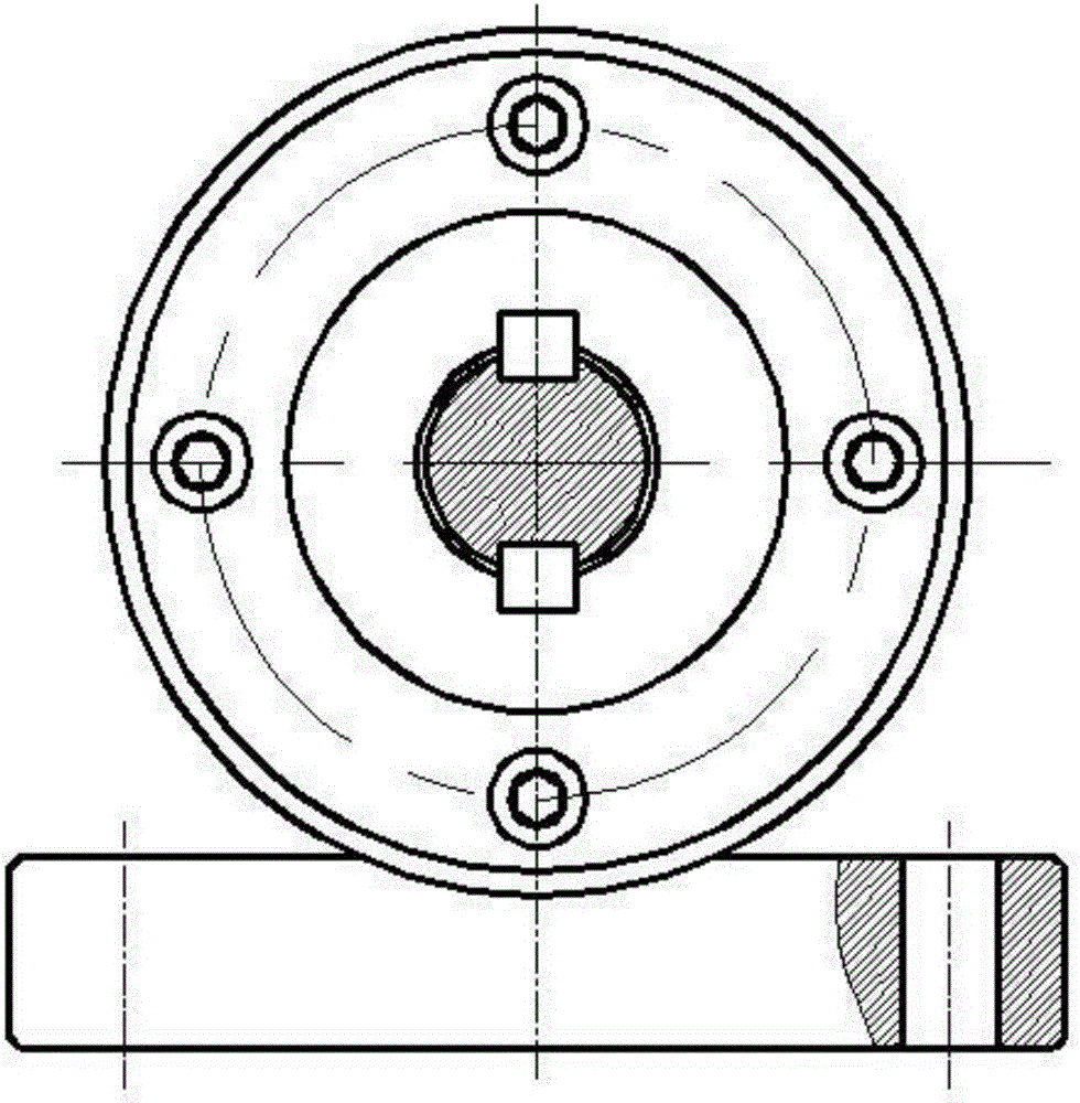 Double-thread screw-type swing hydraulic cylinder with piston and use method thereof