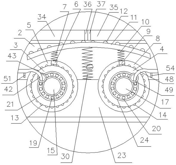 Multifunctional nursing sickbed and operation method