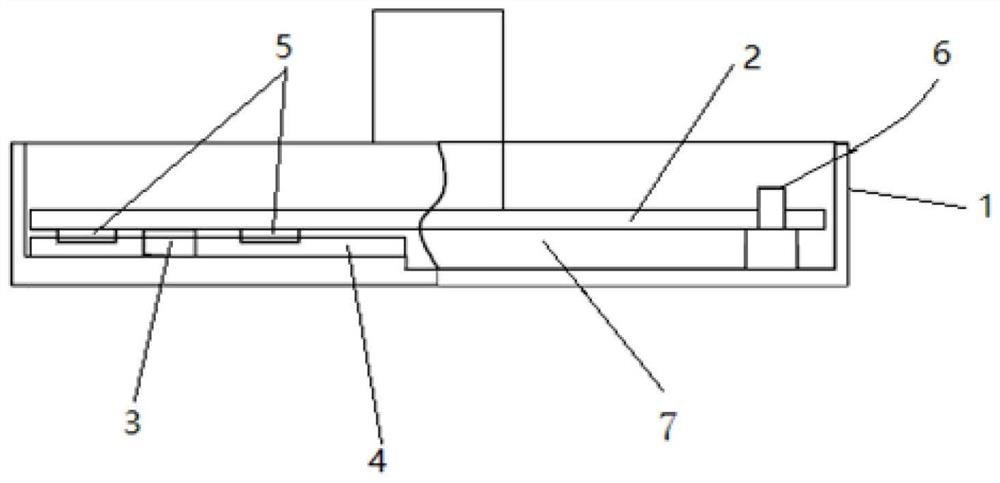 Brushless control panel structure based on plastic package power tube