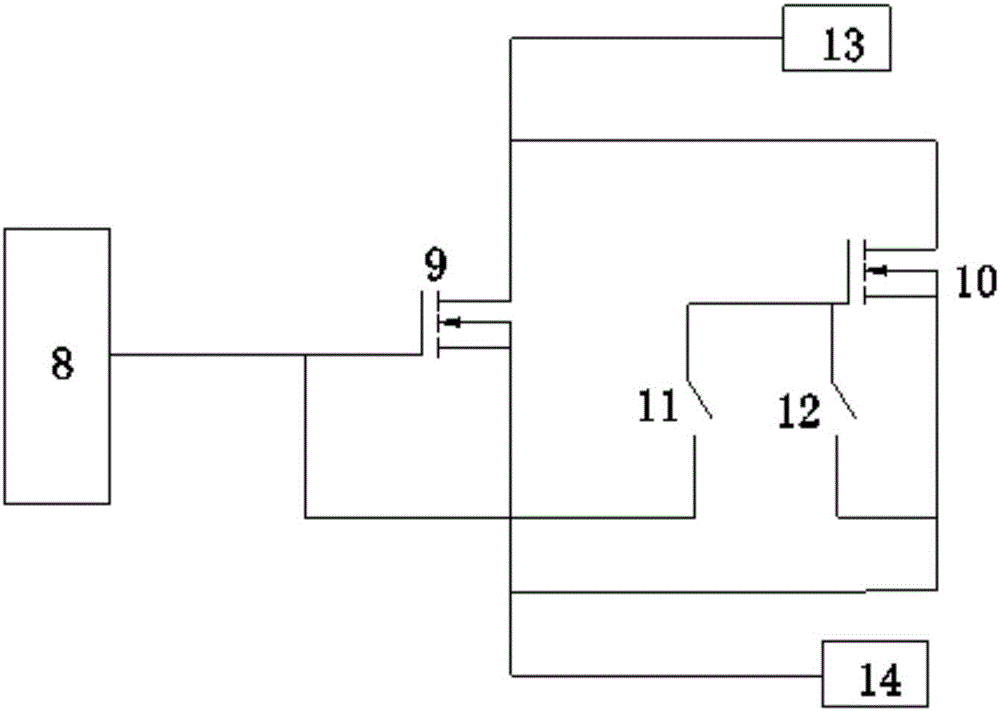 Photovoltaic power generation system maximum power tracing device