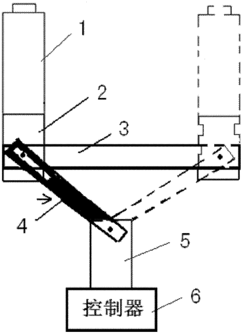 Single-camera range measurement system and range measurement method thereof