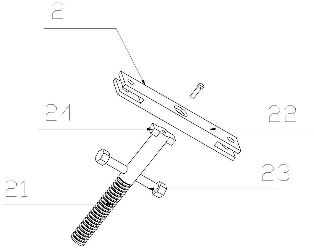 Adjustable portable template supporting device