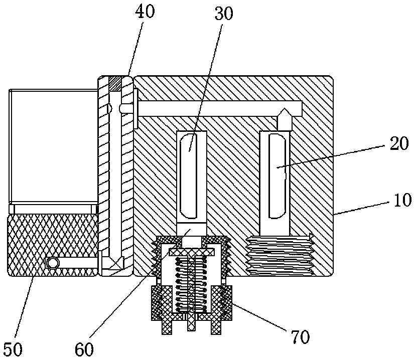 Electromagnetic type separating valve and method for increasing life of oxygen making machine