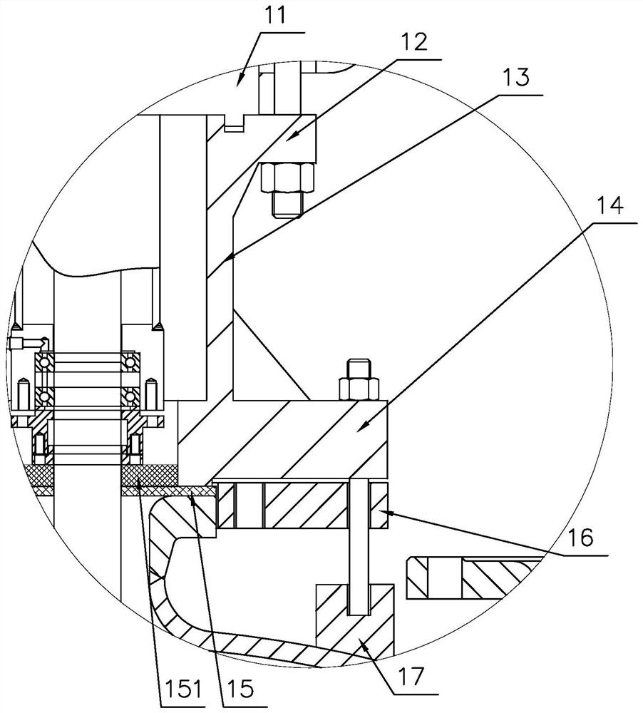 Glass-lined container with magnetic stirring function