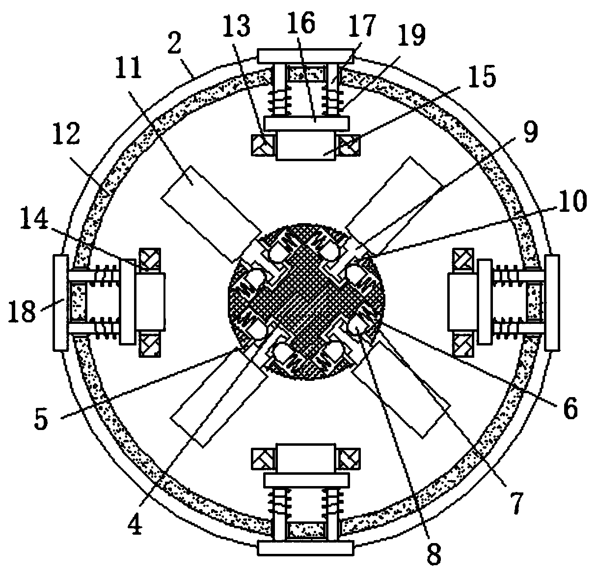 Electronic water pump with active cooling channel