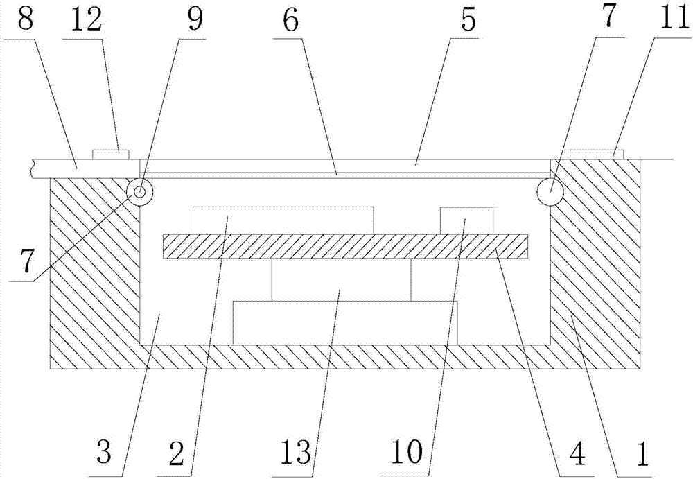 Nuclear power station control system safety protection structure