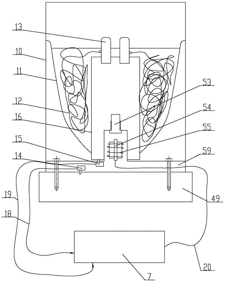 Synchronous aiming type emergency response defence device and using method thereof