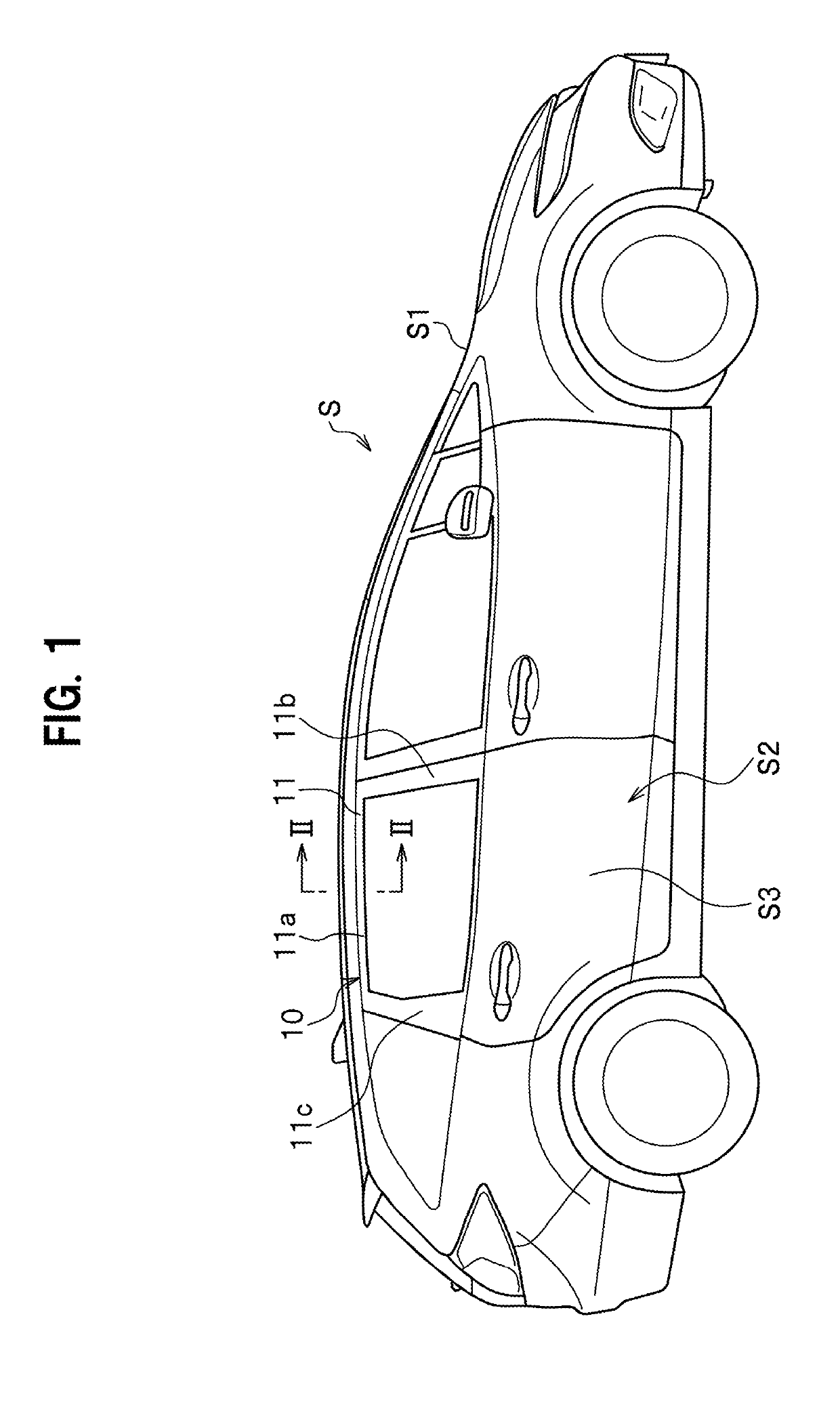 Vehicle door sash structure