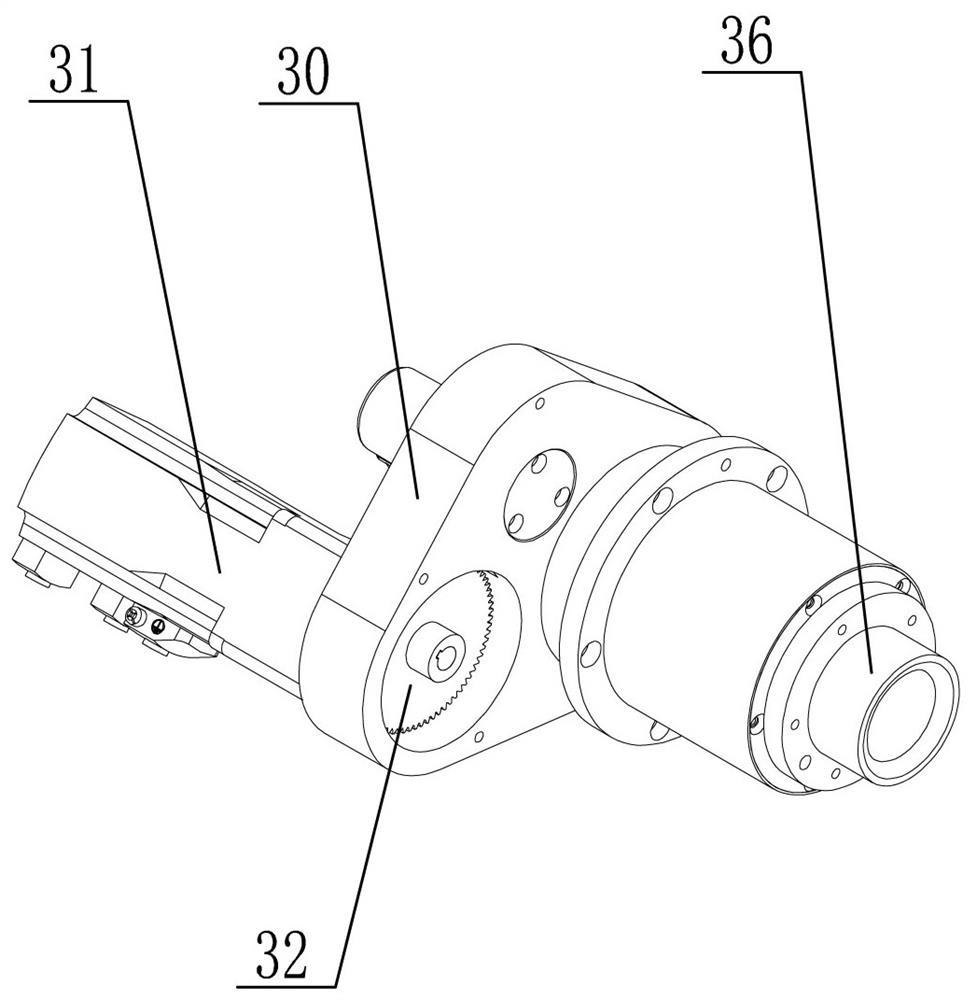 Traction device of material station for belt material processing