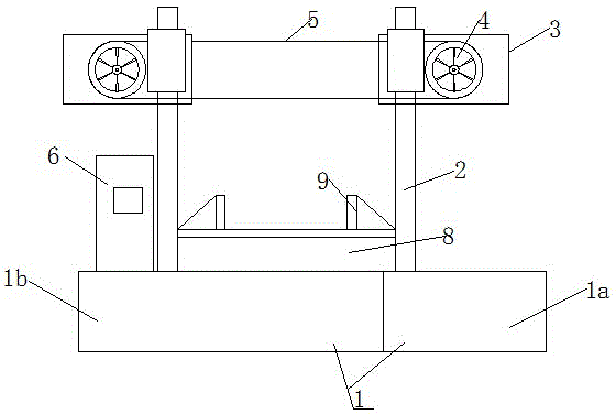 Band sawing machine