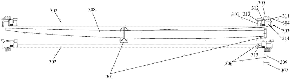 Large blade type workpiece robot collaborative grinding system and method