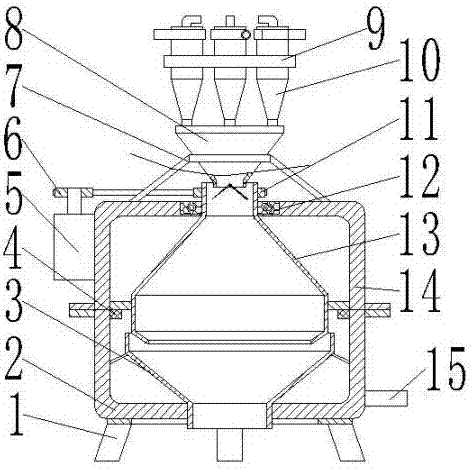 Novel high-efficiency energy-saving tailing dry-discharge equipment