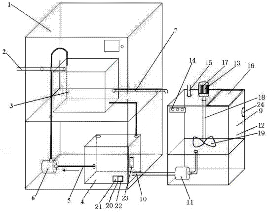 Strong basic electrolysis water generating device for controlling temperature of electrolyte