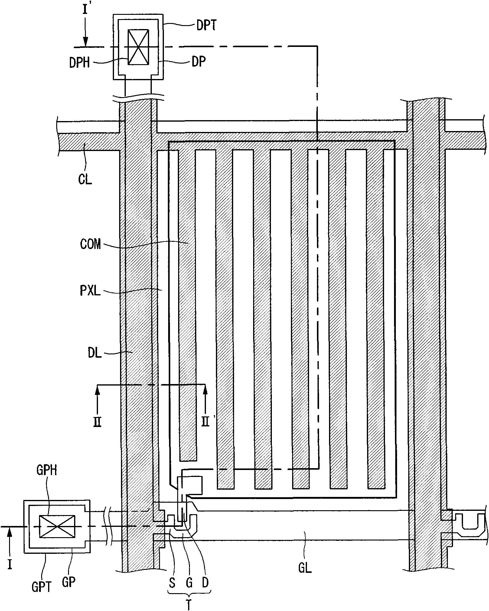 High light transmittance in-plane switching liquid crystal display device and method for manufacturing the same