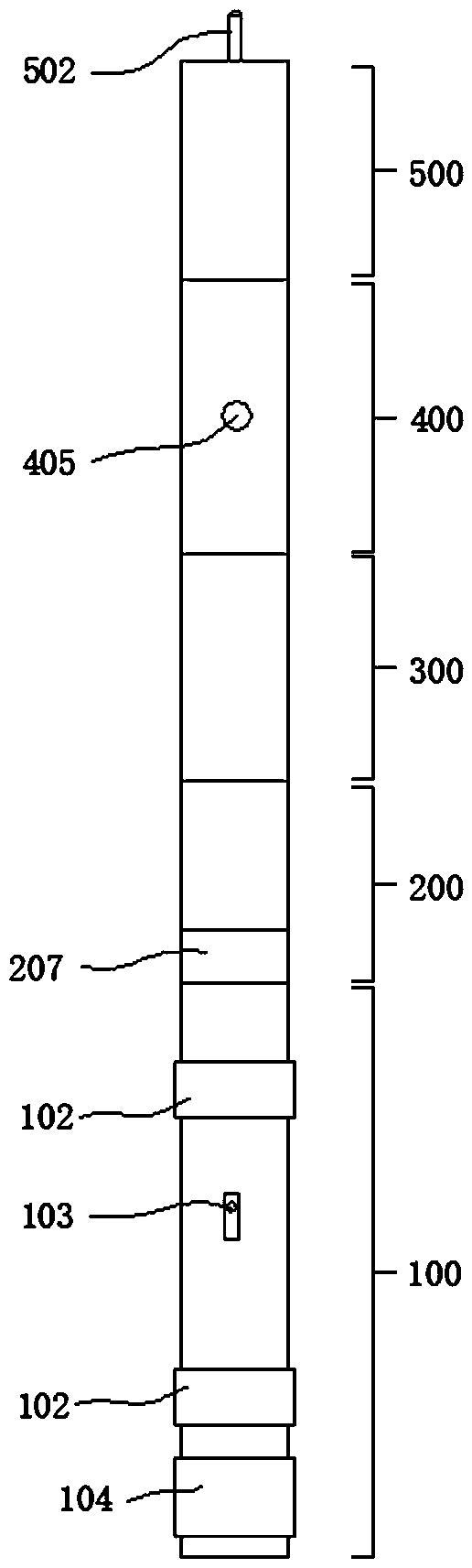 Isolated gas lift drainage method