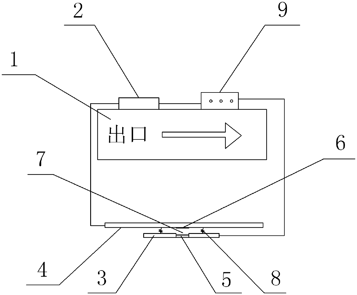 Mounting method of fire emergency marker lamp