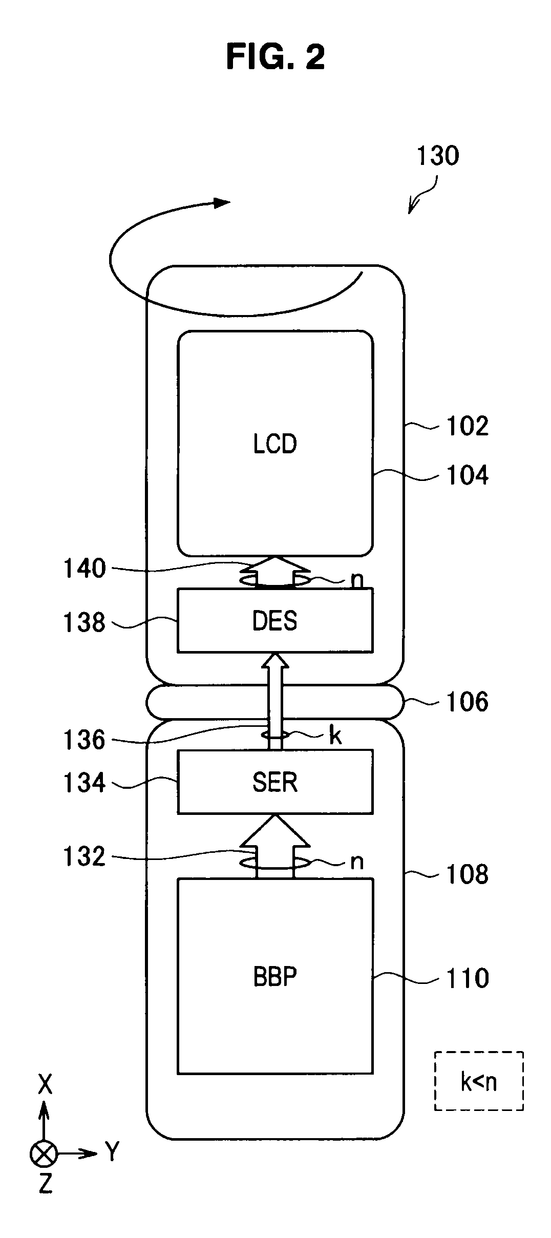 Information processing device, signal processing method, and signal transmission method