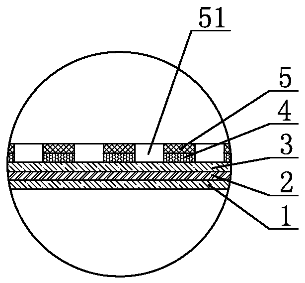 Double-surface internal pasted jet printing material