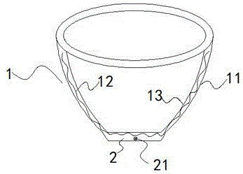 Environment-friendly heat preservation bowl achieved by means of human hand heat