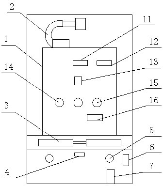 Switch cabinet operation panel of metal-enclosed switchgear