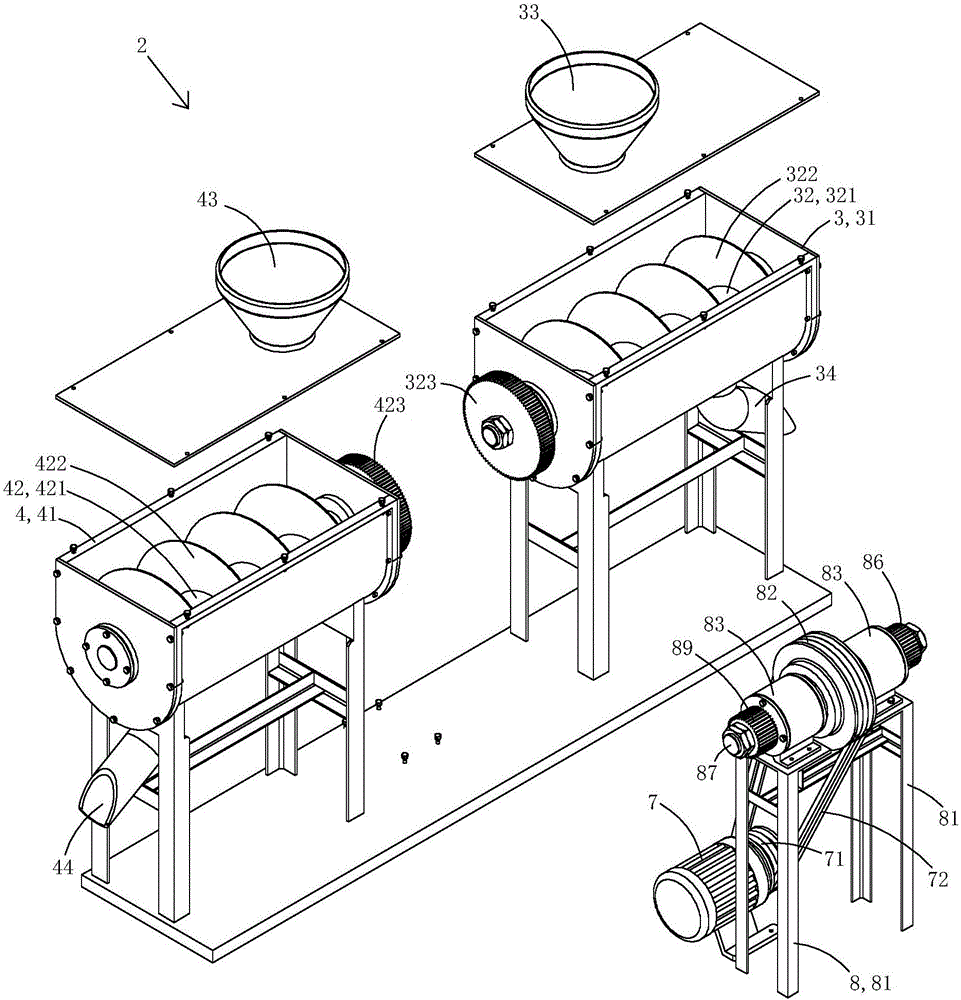 Logistics granary with ventilation heat exchanging systems