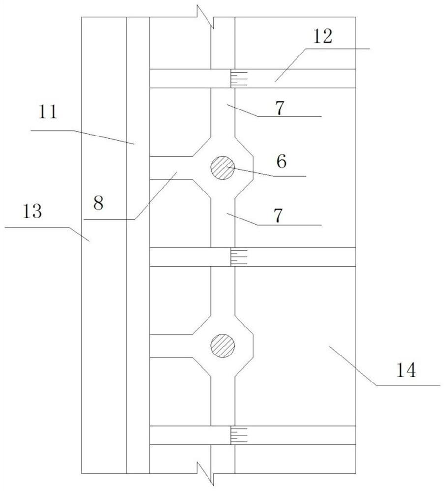 Anti-sliding and anti-tilting buttress type wharf structure and construction method thereof