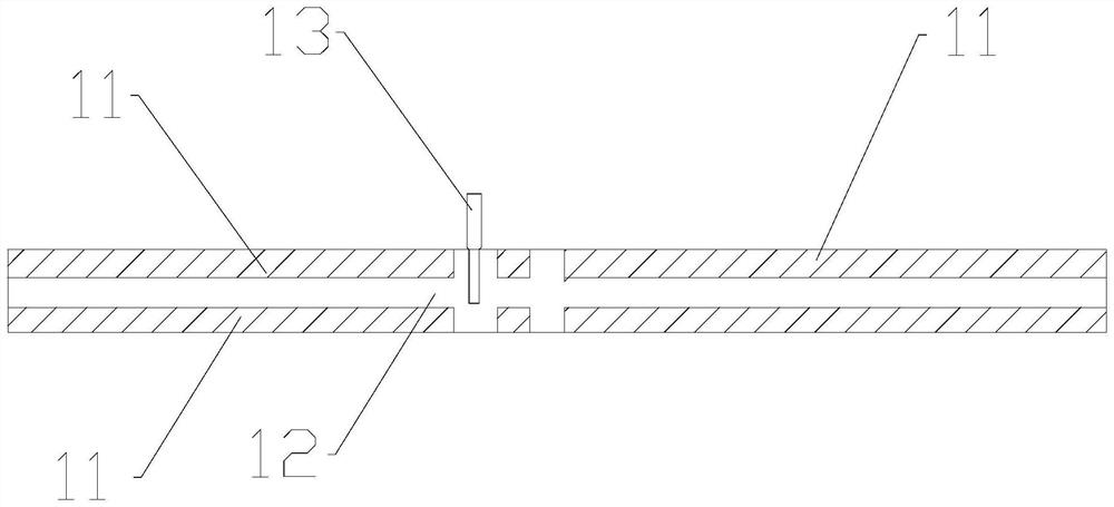 Pole piece structure of lithium battery and polymer soft package lithium battery