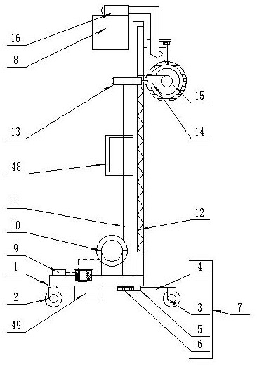 Rolling type electric power equipment electric leakage troubleshooting device and troubleshooting method thereof