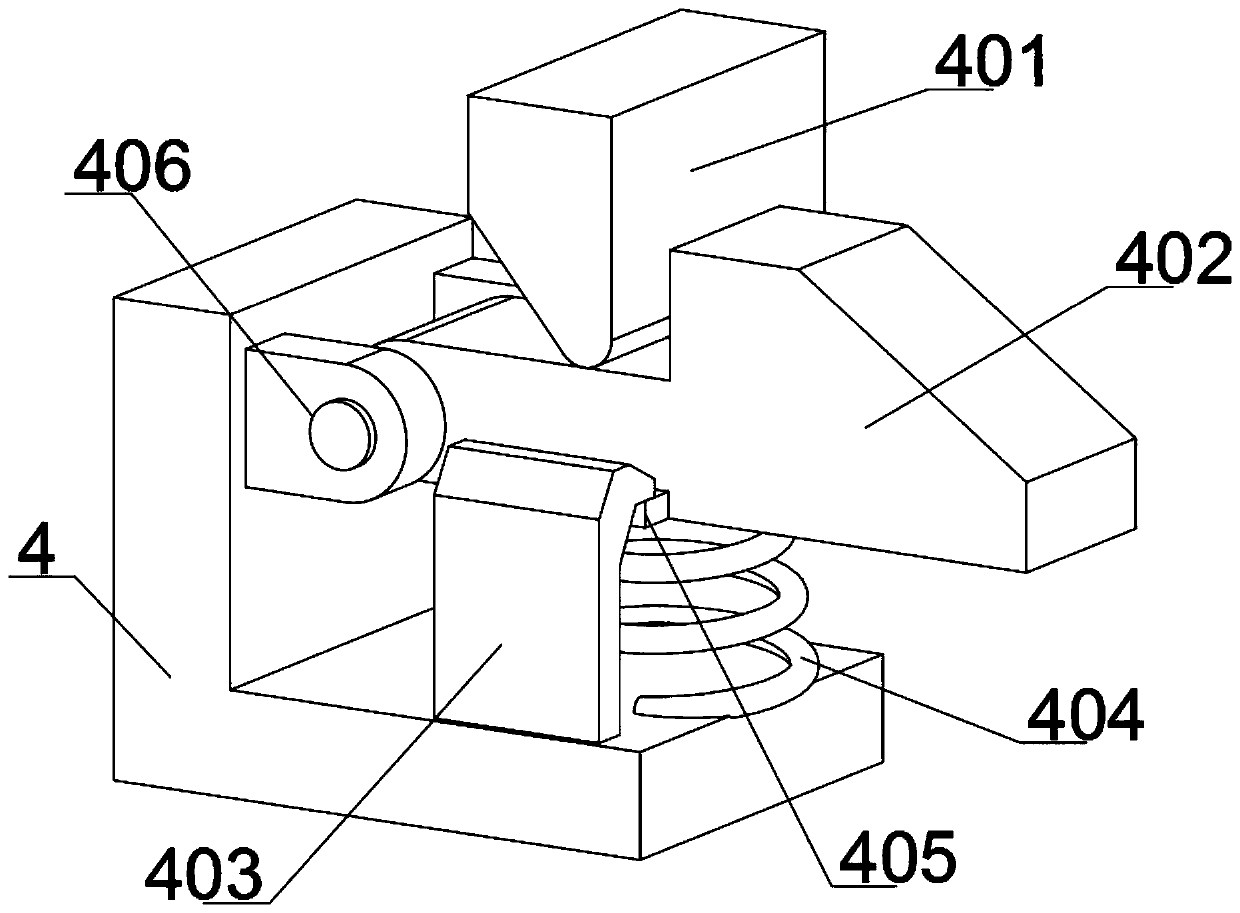 Self-dumping truck large-cargo compartment backdoor anti-swing jump-stopping device