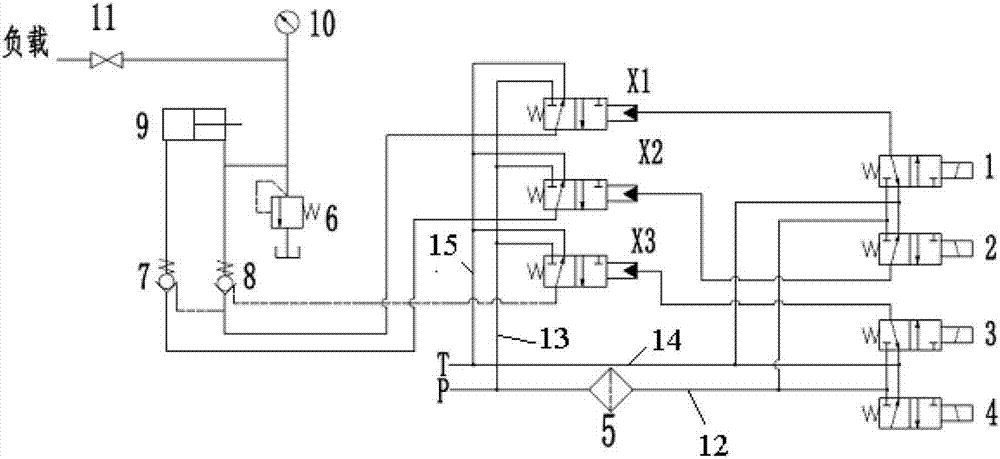 Electro-hydraulic control pressure shutoff system and method used for hydraulic support vertical column